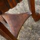 Saddle door plant in chiseled wood and marble art deco