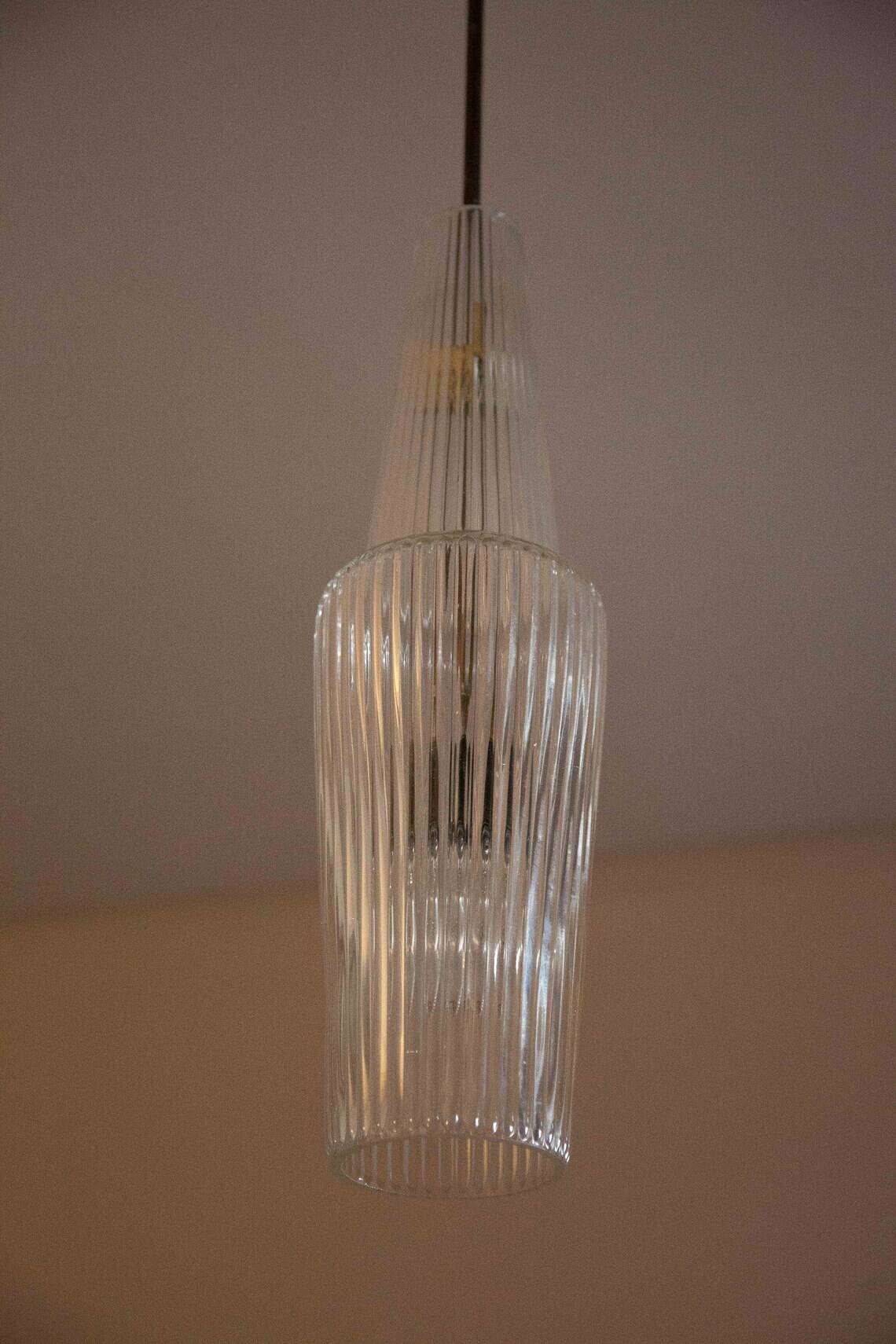 Venezia pendant lamp by Aloys F. Gangkofner for Peill & Putzler / Ceiling lamp / 1950s