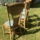 Very beautiful set of 4 antique rattan chairs. Luxury model, perfect condition.