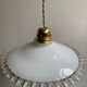 Suspension en opaline vintage