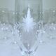 5 flûtes à champagne en cristal