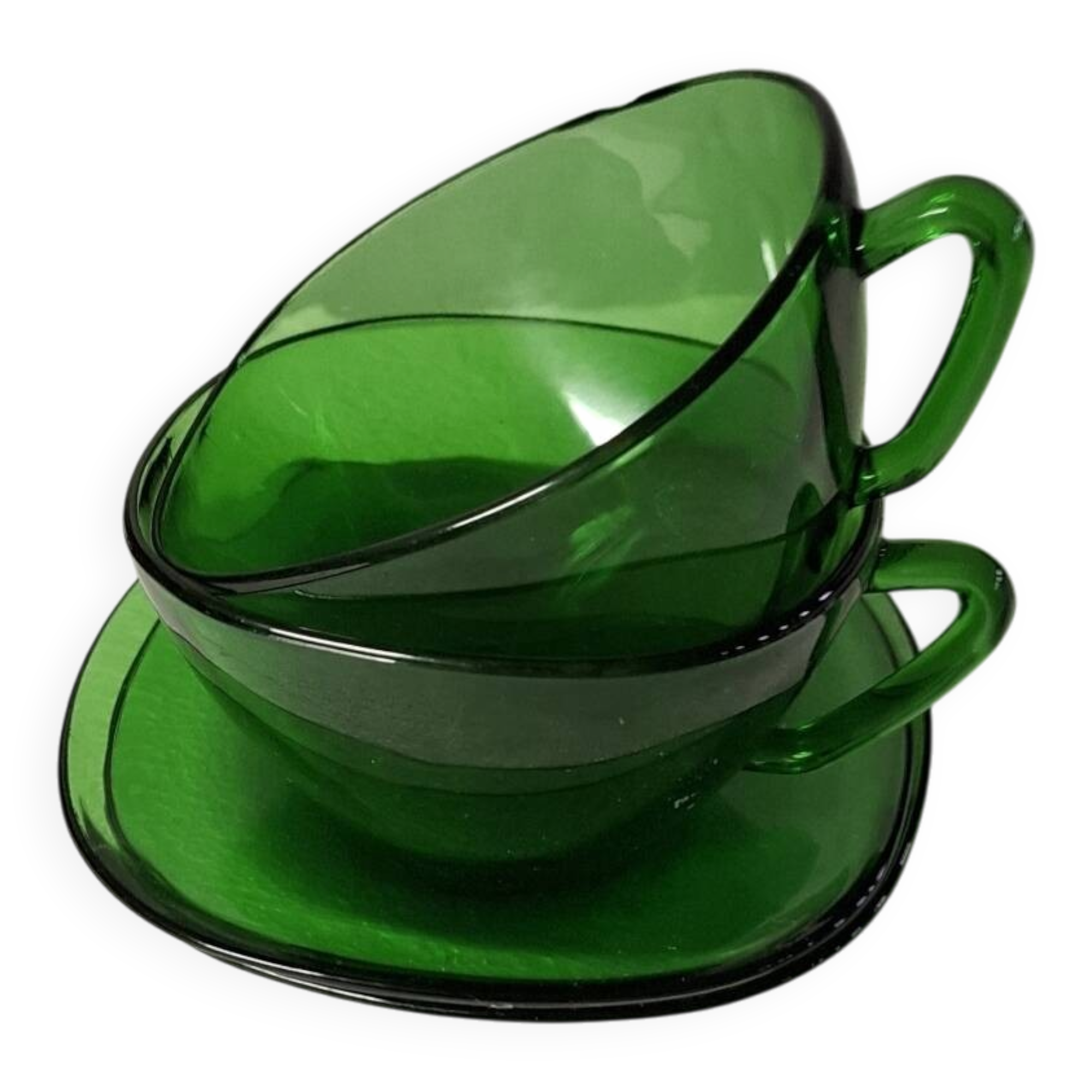 2 large green cups - Vereco.