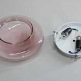1970s Glass Ceiling Light, Italy