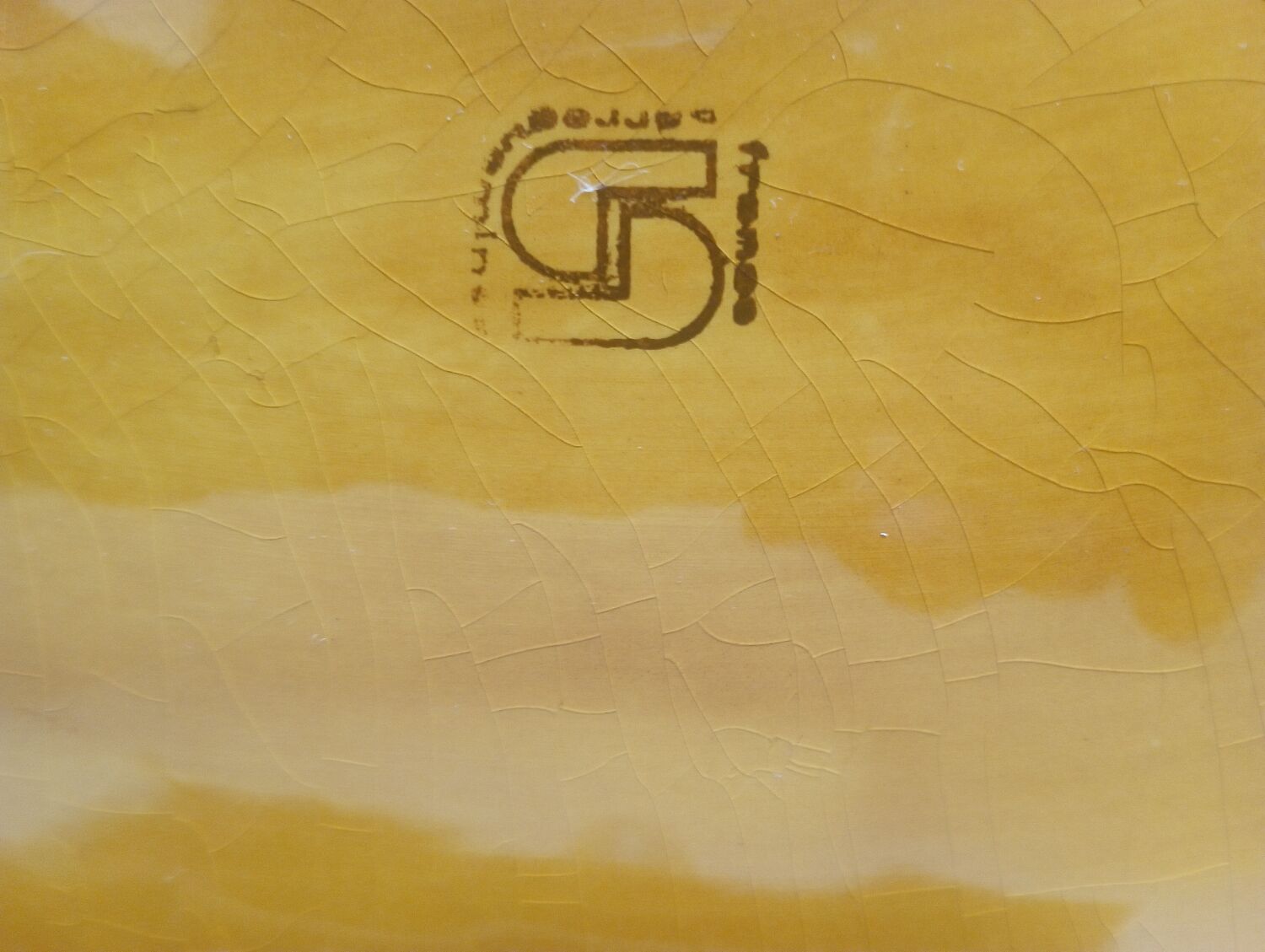 Fish dish Sarreguemines, vintage