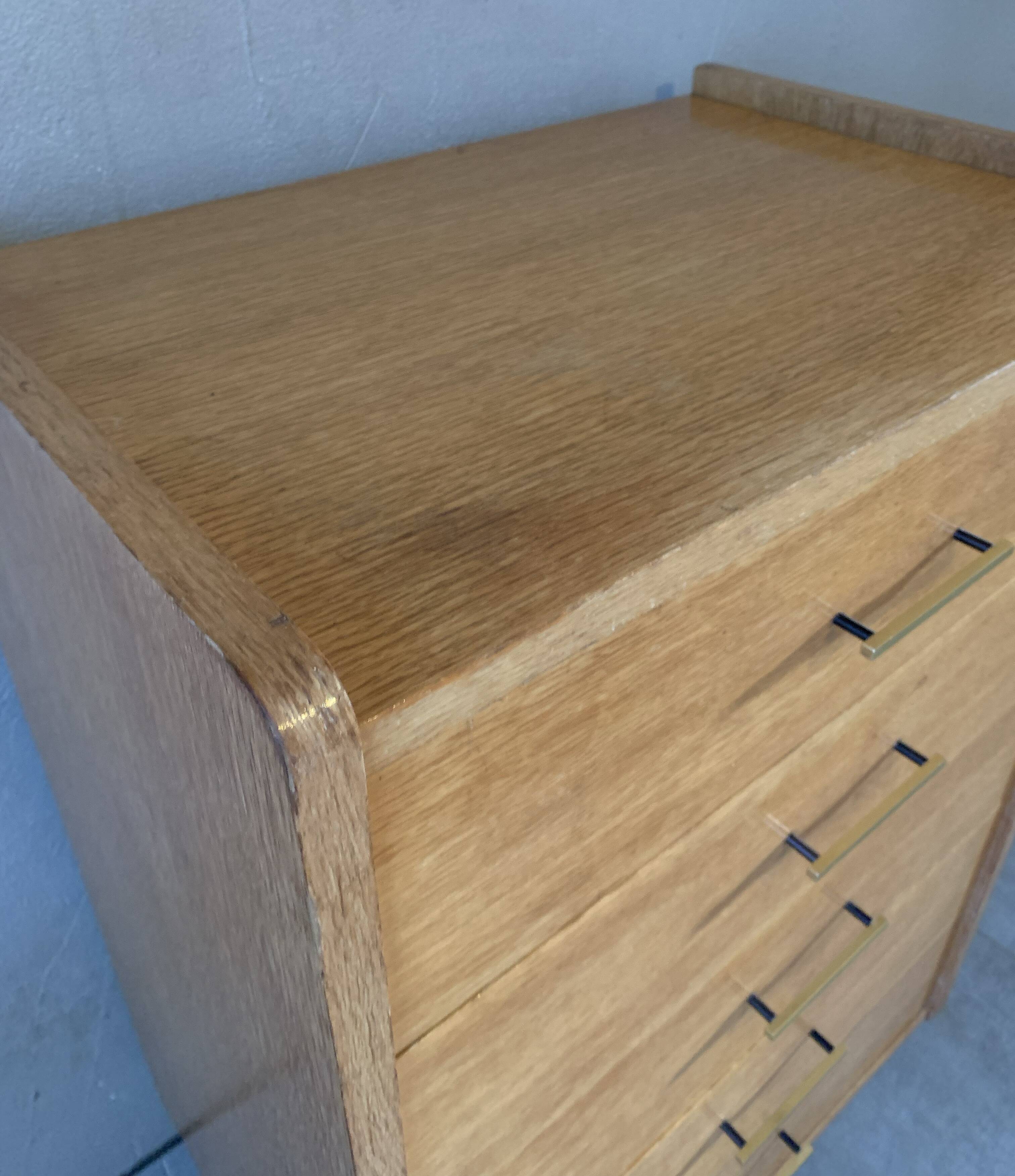 Vintage oak chiffonier from the 1950s
