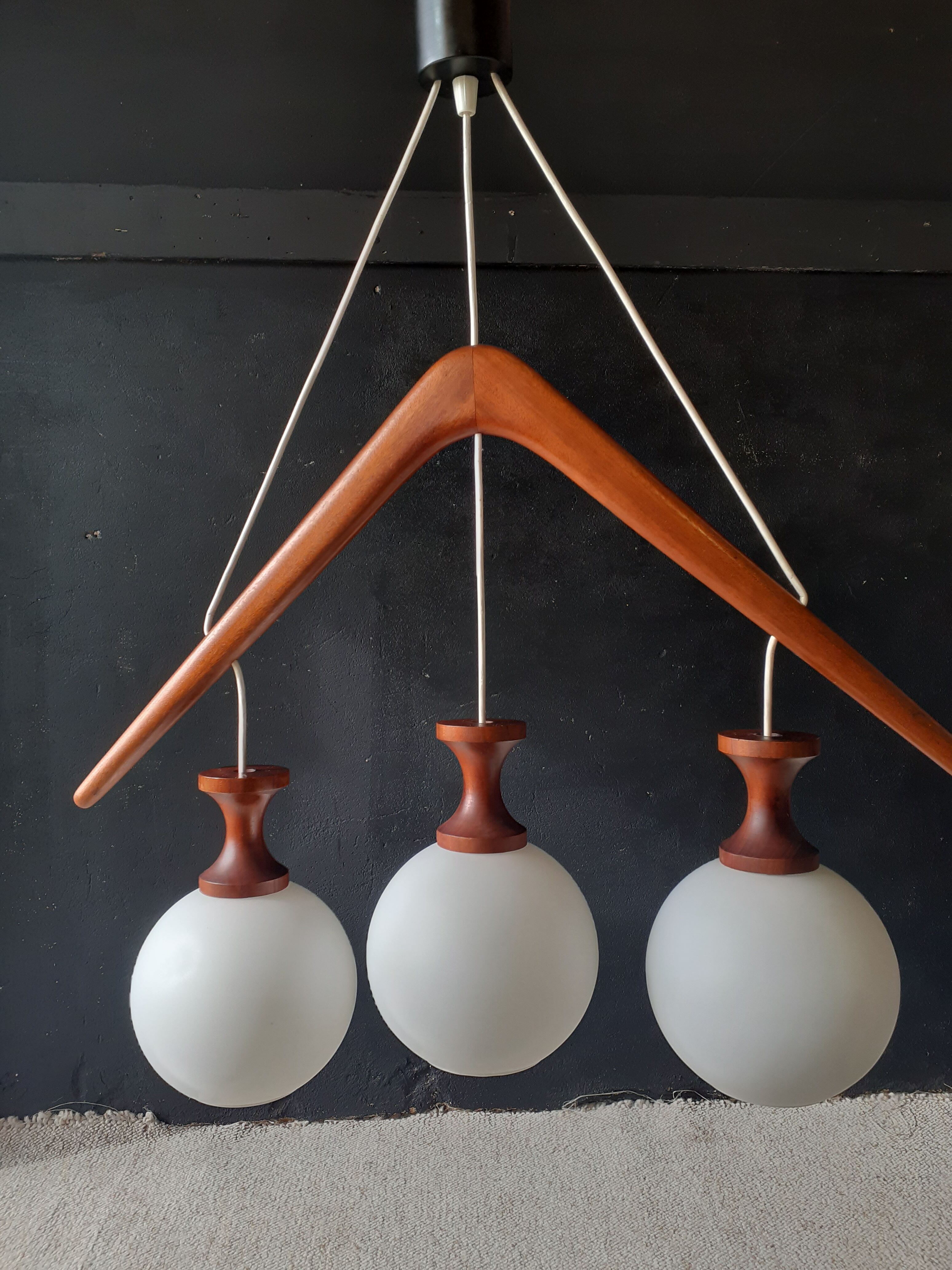 French chandelier Rispal, model 102-39