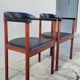 Pair of Scandinavian designer armchairs - 1970s