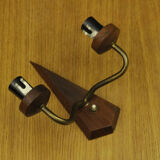 Mid-Century Teak Wall Lamp