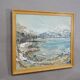 Alexander Michael - Lake Chiemsee in Bavaria oil on canvas 1982