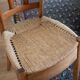 Old straw chair