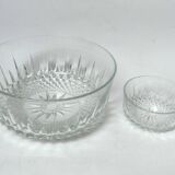 Arcoroc bowl with 6 cups