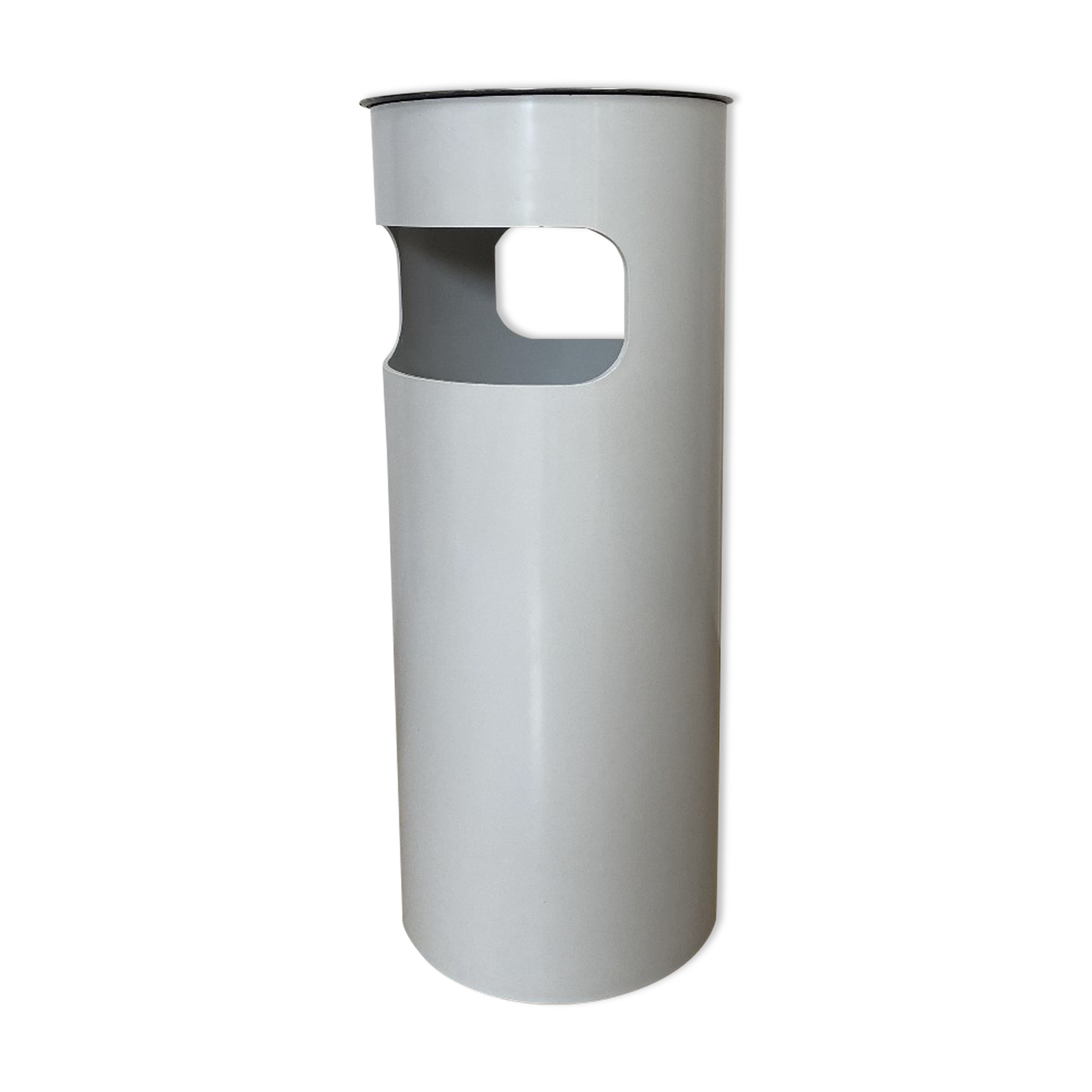 White umbrella carrier by Gino Colombini for Kartell 1960