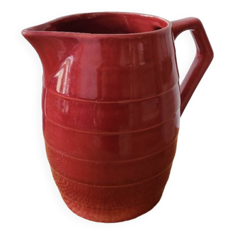 Glazed porcelain pitcher