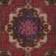 Vintage Turkish Oushak rug 135x220 cm