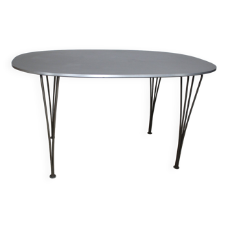 Superellipse table piet heim and mathsson for fritz hansen denmark