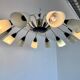 Very Rare Large Stilnovo style Chandelier, Germany, 1960s