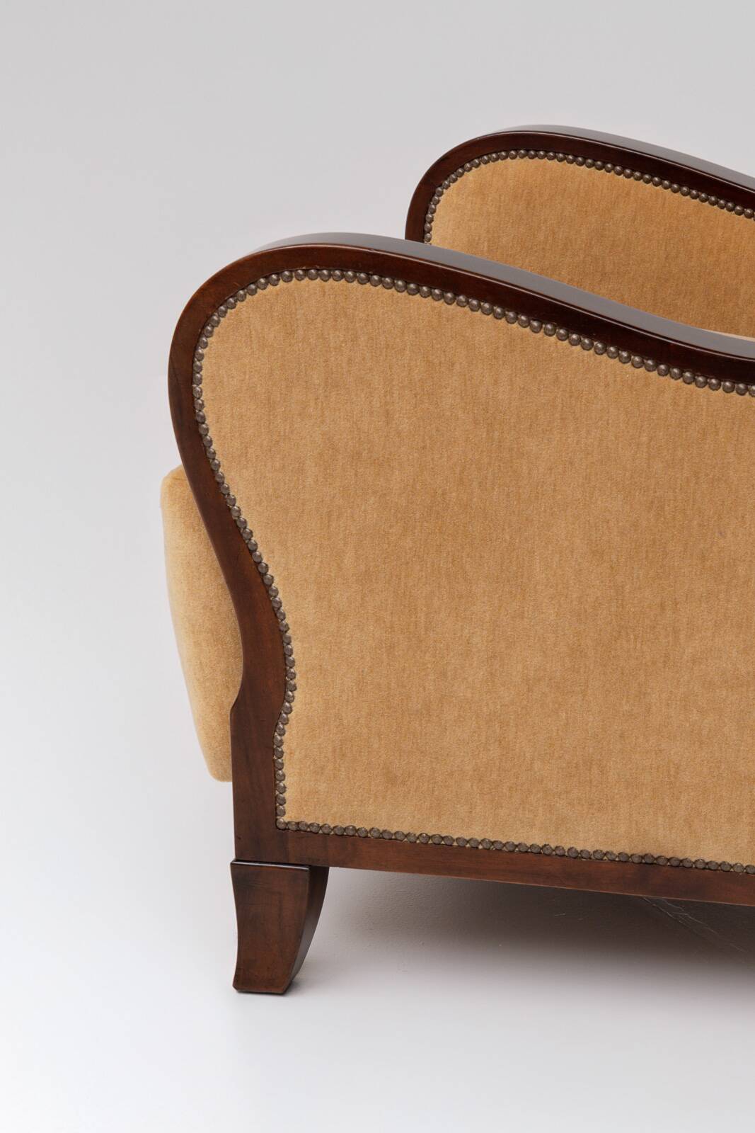 Paire de fauteuils club Art Déco, années 1940