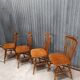 4 western style Baumann chairs