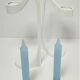 Pair of designer candle holders by Monika Mulder for vintage Ikea