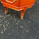 Vintage octagonal bar cabinet – leather top – Art Deco style – years