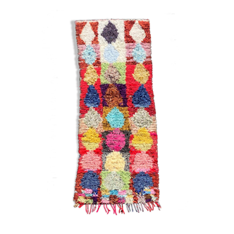 Tapis berbere boucherouite 100x250 cm