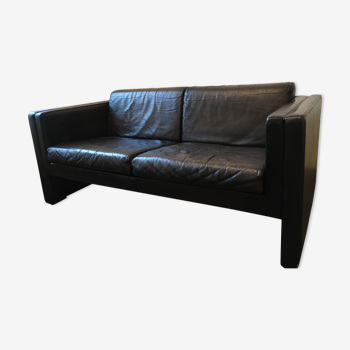 Canapé en cuir vintage Mobilier International