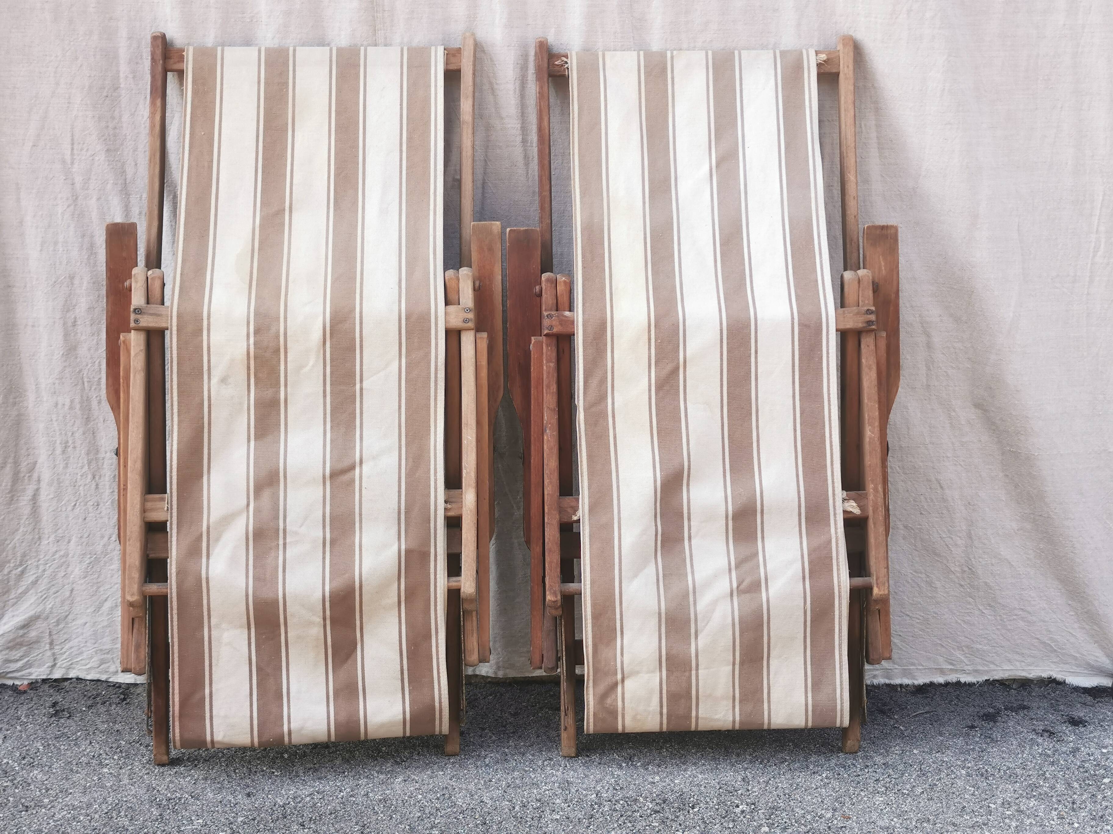Paire de chiliennes vintage 60