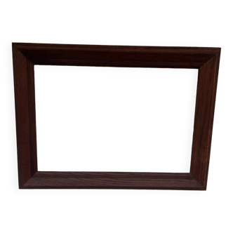 Wooden frame with decor