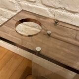 Michel Dumas two-tone plexiglass magazine holder