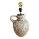 Lamp, large model, fat lava ceramic, West Germany