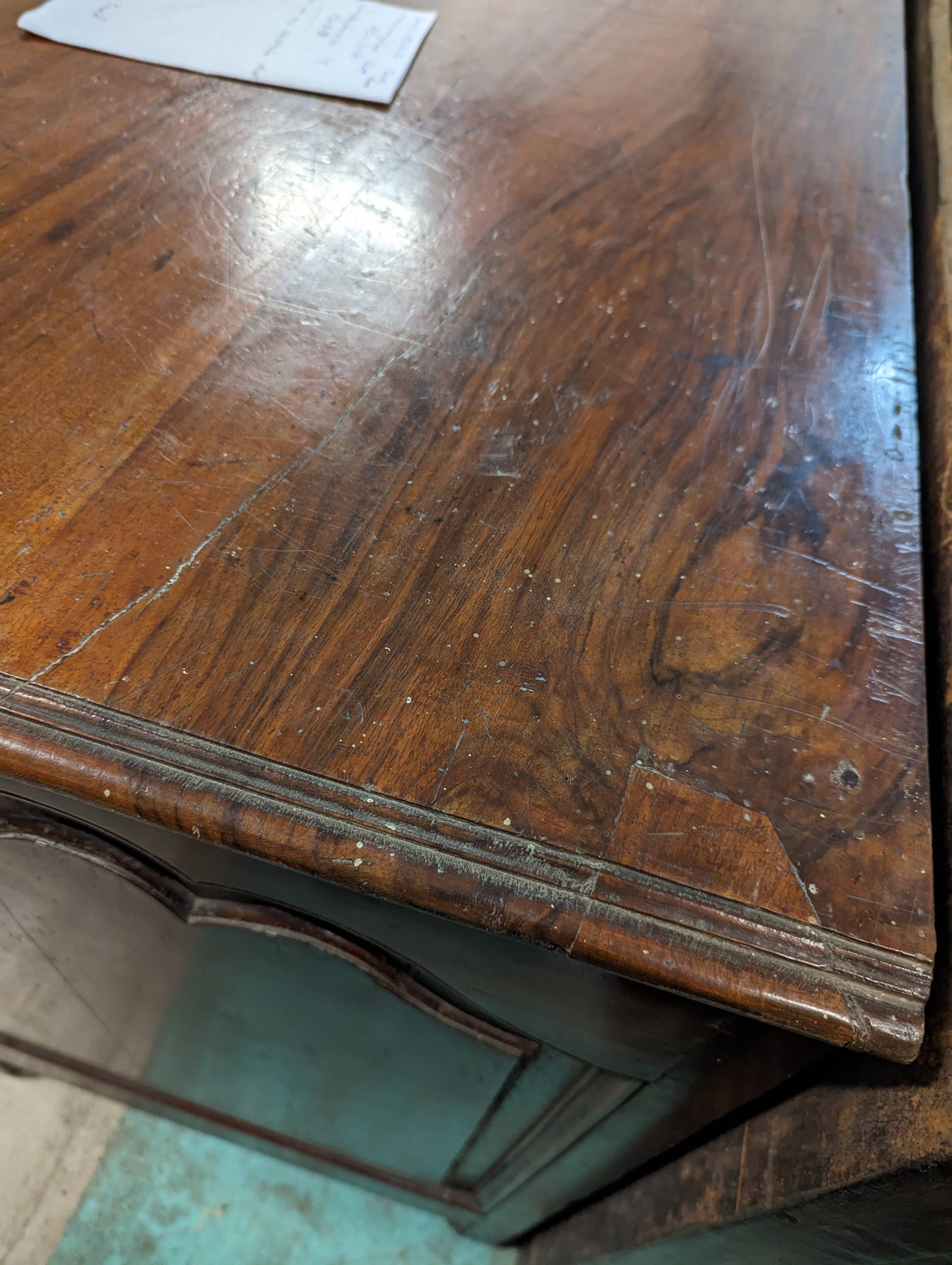 18th century Louis XIV period chest of drawers in solid walnut