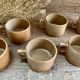 6 tasses en grès de Brenne France
