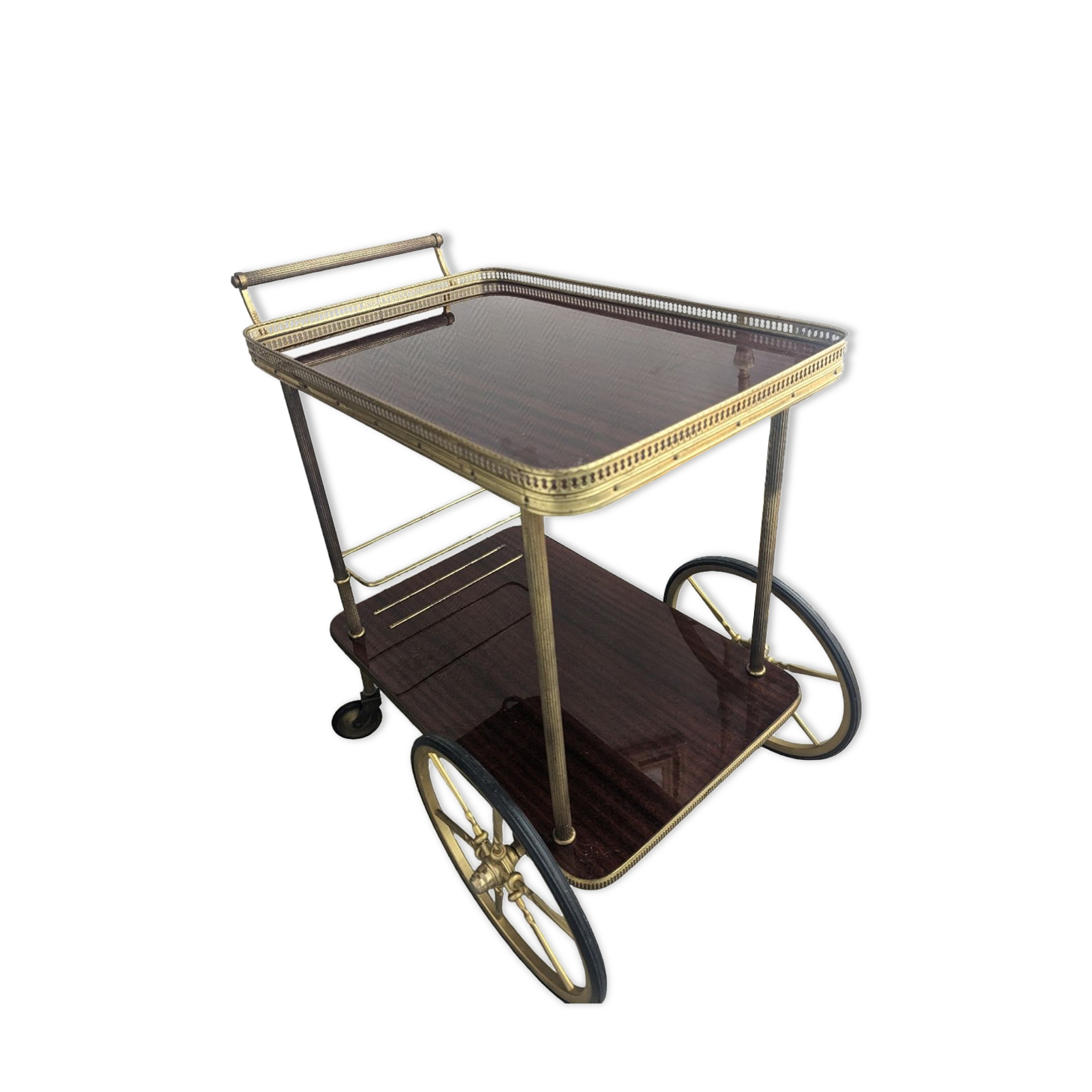 Vintage bar trolley