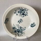 Grigny Terre de Feu dish, floral motif, 19th - 20th century