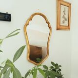 Golden baroque mirror 60s 66*44cm