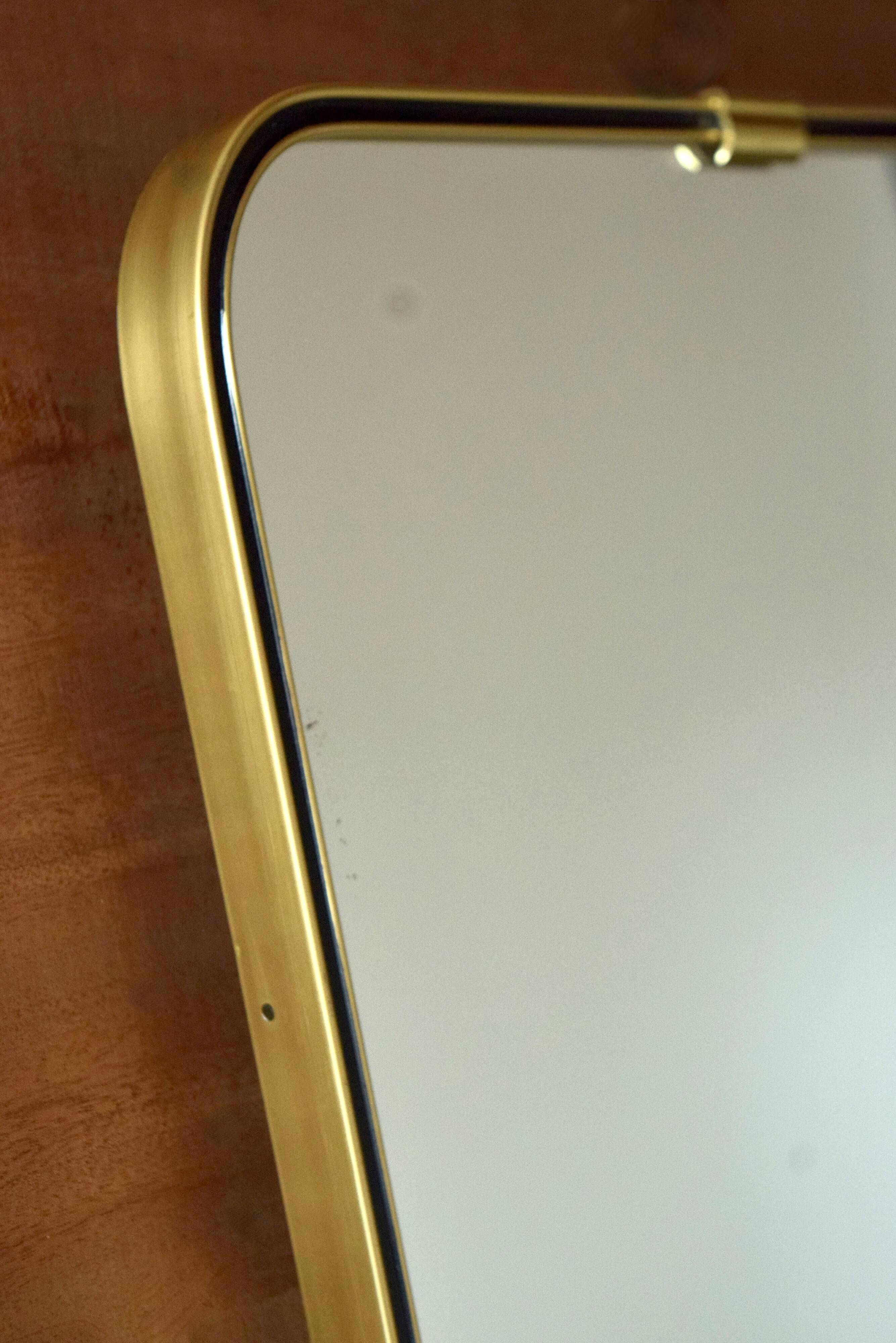 Old rearview mirror - Height: 61 cm - 1950s -