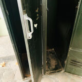 Vestiaire industriel, armoire métallique 3 portes