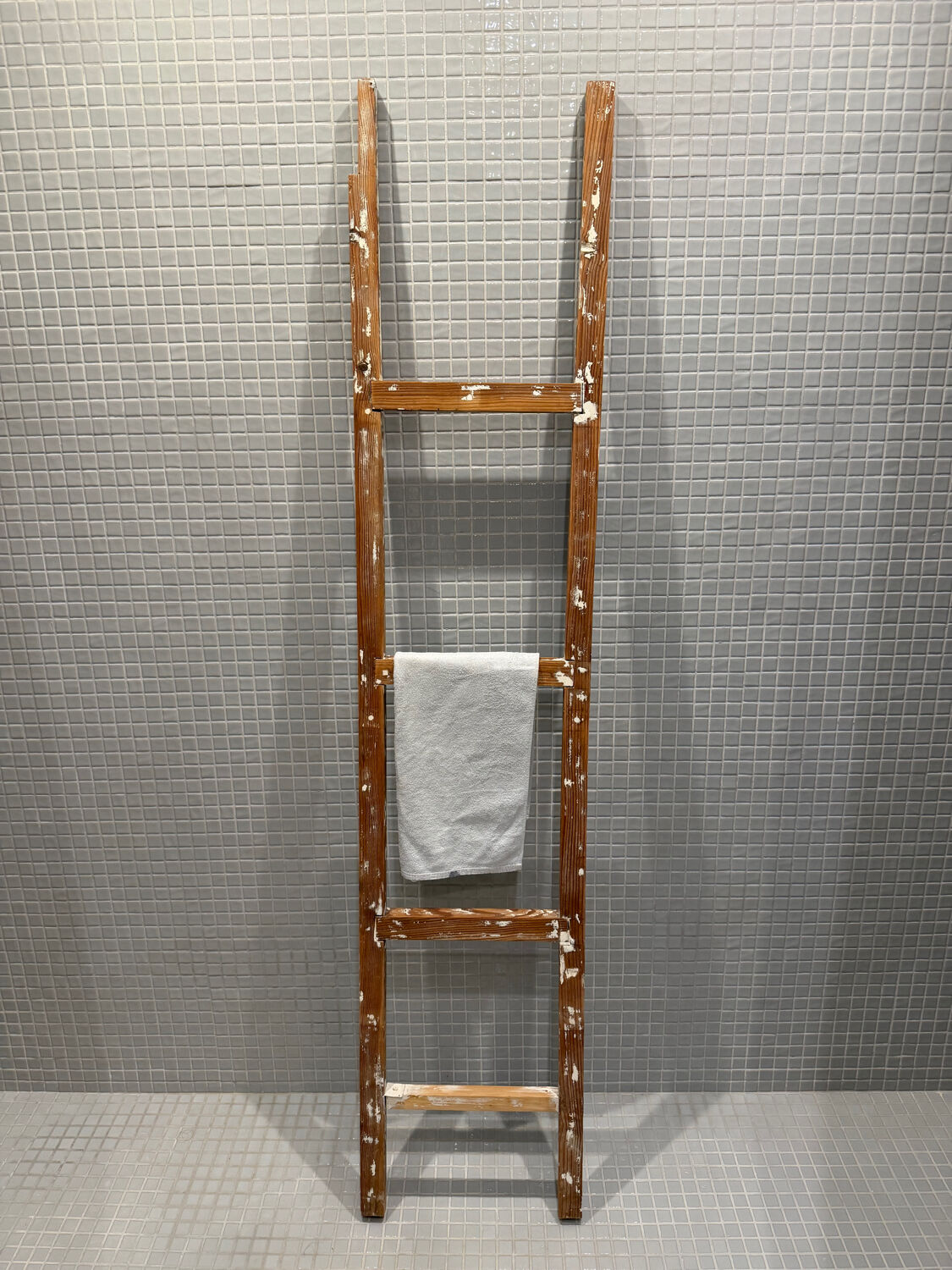 Decorative wooden ladder