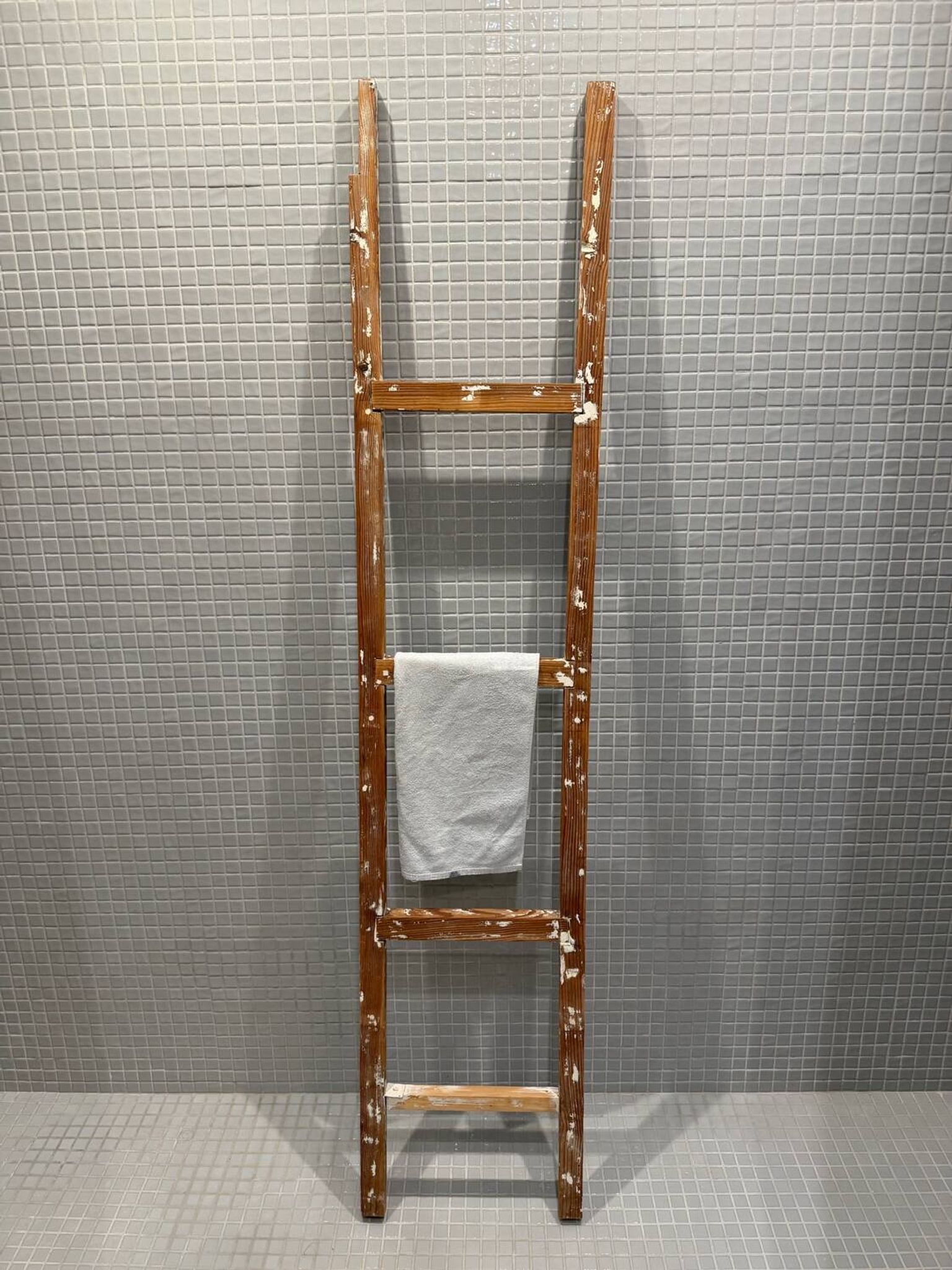 Decorative wooden ladder