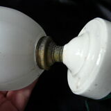 art deco wall lamp porcelain tulip glass