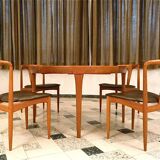 Set of 4 'Juliane' Teak Dining Chairs by Johannes Andersen for Uldum, Denmark 1960s