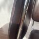 Chaises traineau cantilever chrome et skai années 70