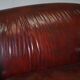 Restored leather canapé in Howard & Son style