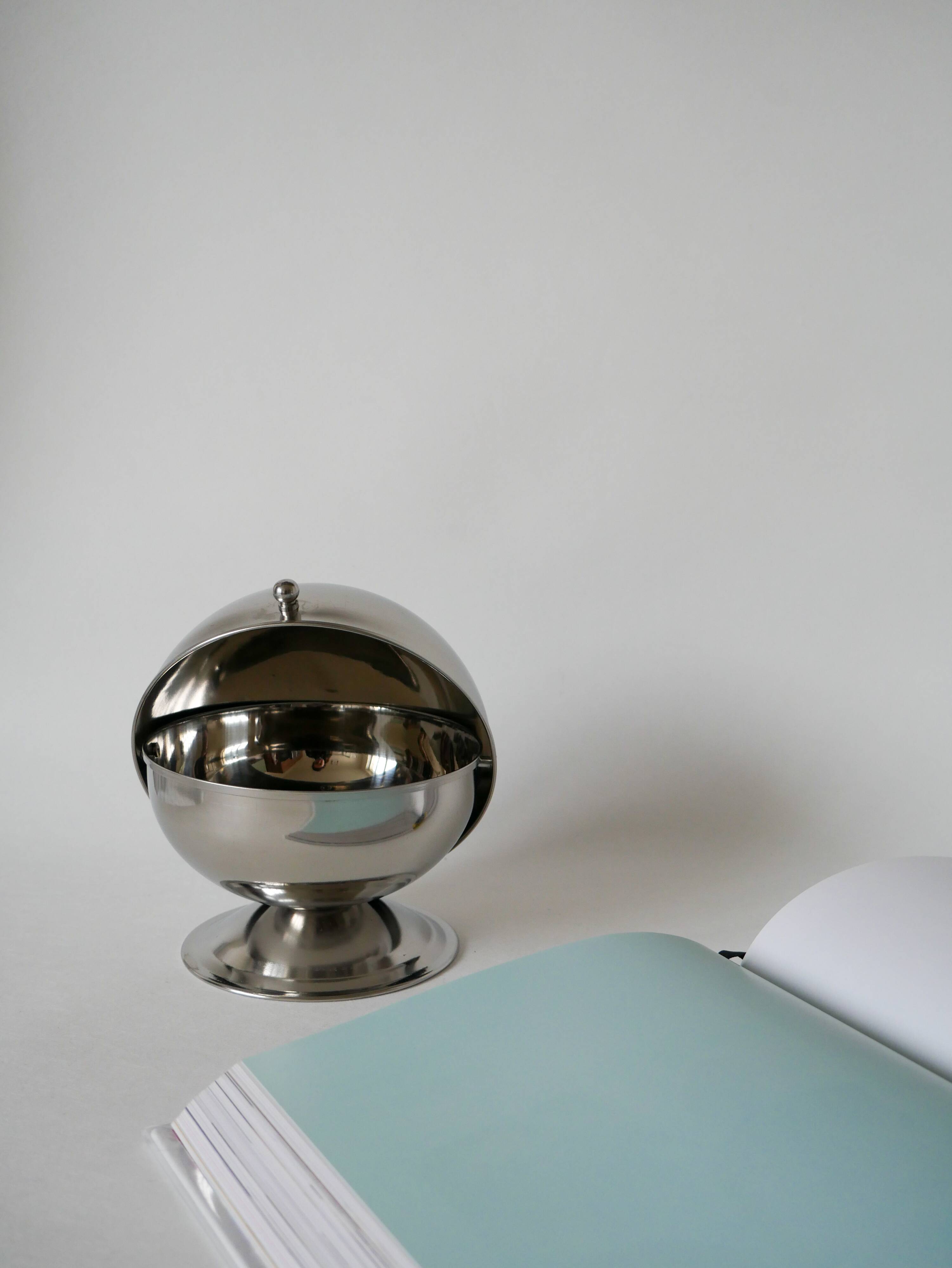 sucrier en inox Design 1970