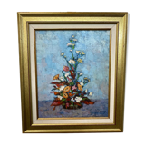Nature morte années datée et signée Paul Guerrier