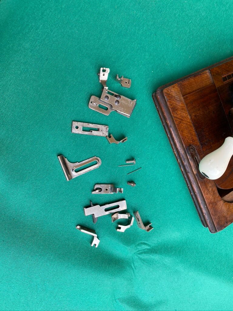Ornate German sewing machine from the 19th century
