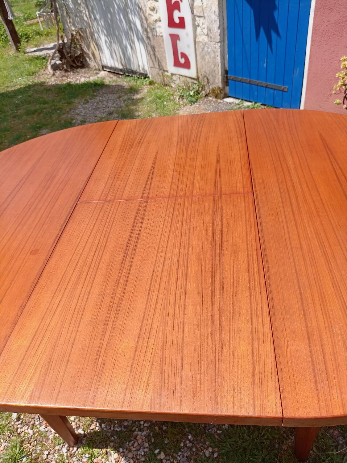 Vintage teak table and chairs