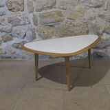 Table small white laque