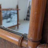 3 bamboo-look mirrors