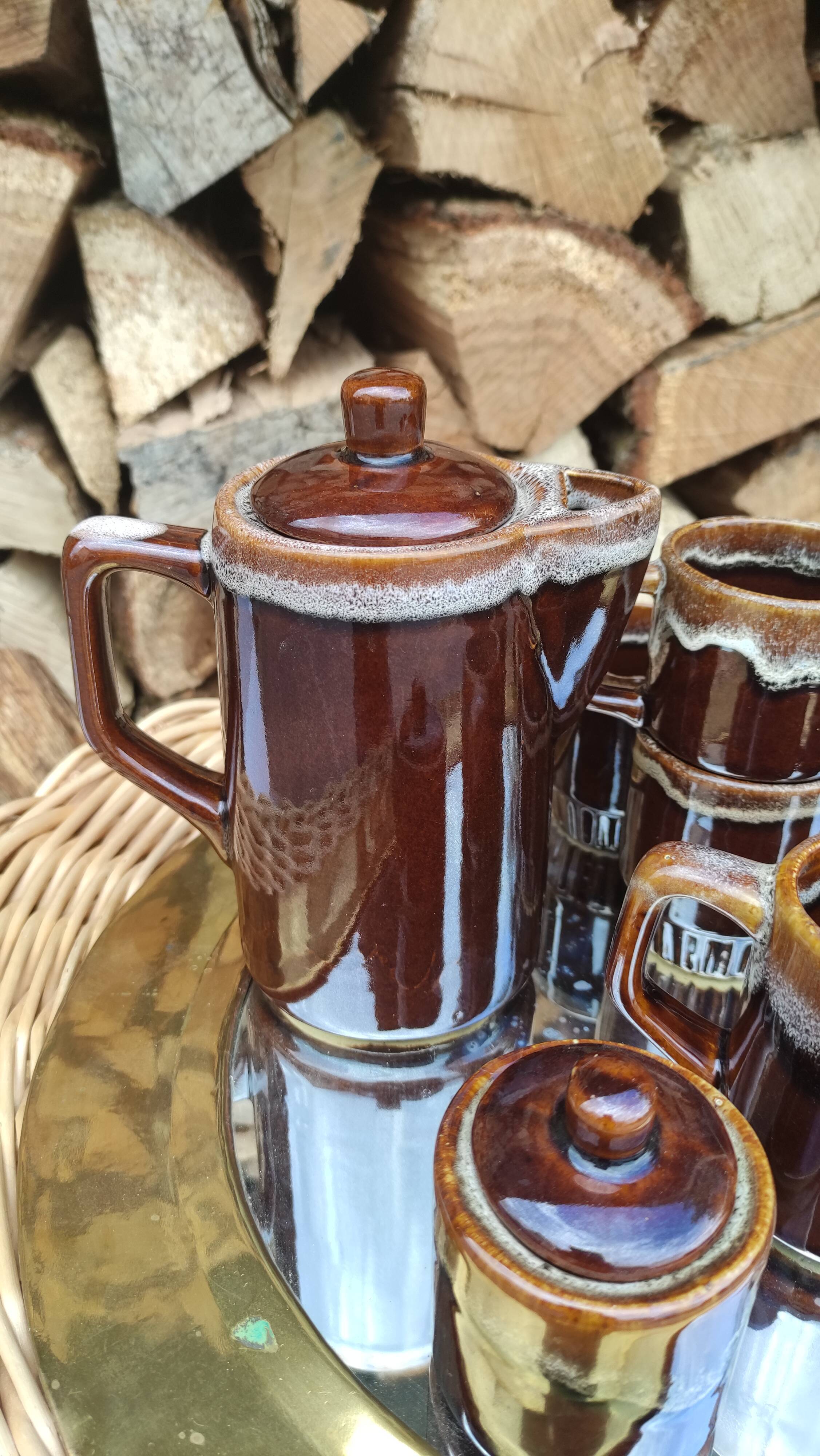 Vintage ceramic coffee or tea set